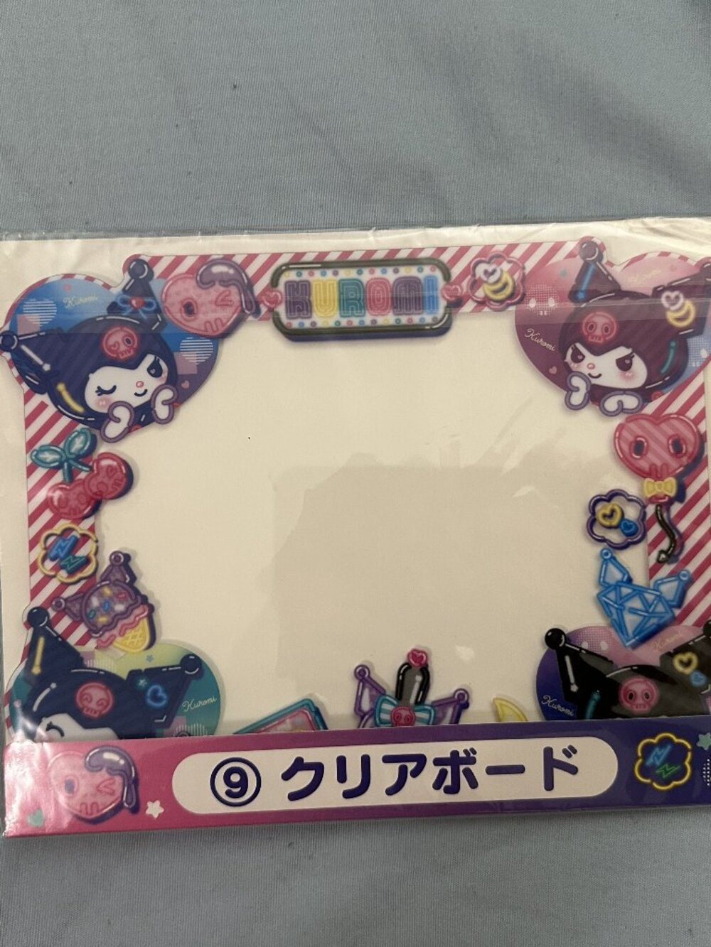 Sanrio Kuromi Clear Message Board 'Atari Kuji'